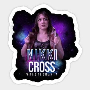 nikki cross wrestle Sticker